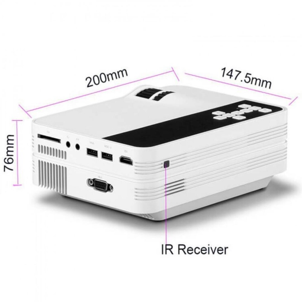 P Full Hd Led Projector Andowl Q A G For Gadget