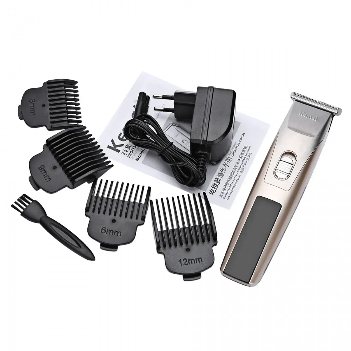 Επαγγελματική Επαναφορτιζόμενη Κουρευτική Μηχανή Kemei KM-2158