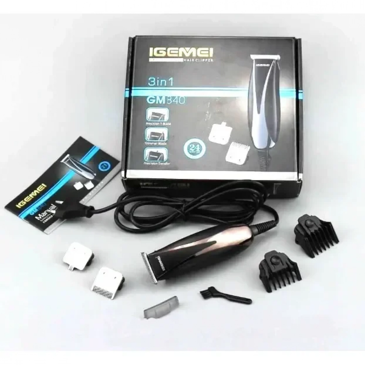 Ηλεκτρική Κουρευτική Μηχανή 3 σε 1 – Gemei GM-840