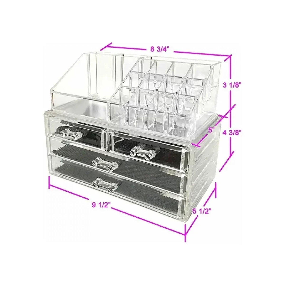 Βάση Οργάνωσης Καλλυντικών Με 4 Συρτάρια - Cosmetic Organizer with 4 Drawers