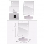Καθρέφτης Μακιγιάζ με Φωτισμό 16 LED - Led Mirror 16 LED