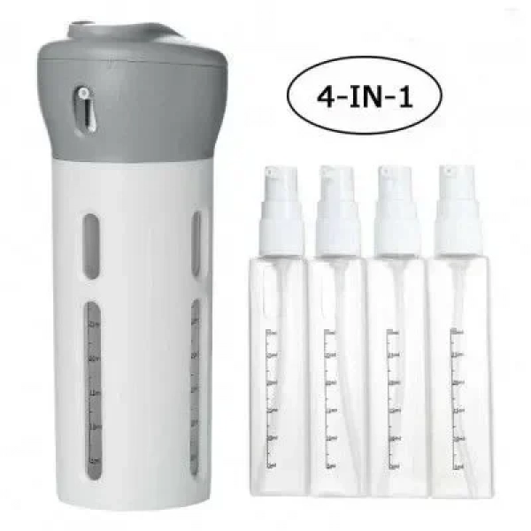 Δοχείο - Σετ 4 Μπουκαλάκια Σπρέι Ταξιδιού - Smart Travel Bottles Set