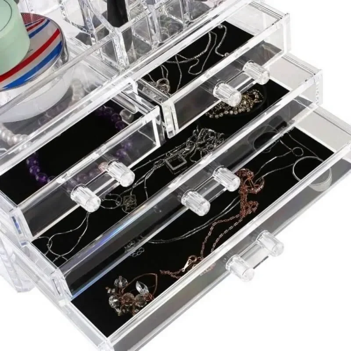 Βάση Οργάνωσης Καλλυντικών Με 4 Συρτάρια - Cosmetic Organizer with 4 Drawers