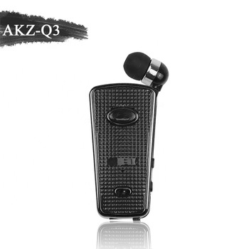 Ακουστικό Bluetoοth HandsFree AKZ-Q2 mini headset, σε μαύρο χρώμα