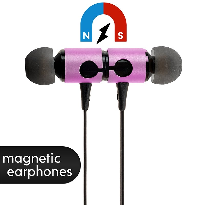 Ασύρματα Ακουστικά Bluetooth Sports Wireless Headset, AZ-25, σε ροζ χρώμα