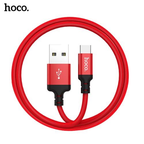 Καλώδιο Hoco X14 Type C to Usb 3m, σε κόκκινο χρώμα