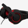 Ακουστικά Stereo KOMC USB Headphones G301, σε κόκκινο χρώμα