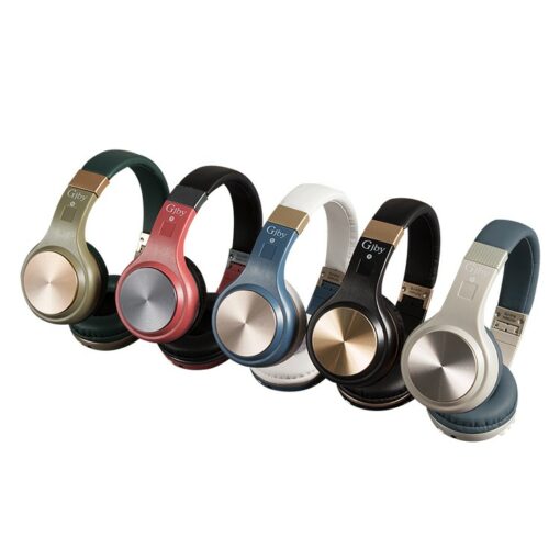 Ασύρματα Ακουστικά Bluetooth GJBY Wireless Headphones CA-010, σε κόκκινο χρώμα