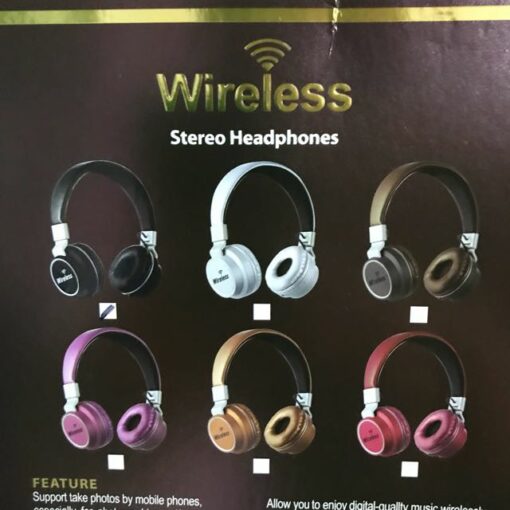 Ασύρματα bluetooth Stereo Headset Ακουστικά AZ-05, σε φούξια χρώμα