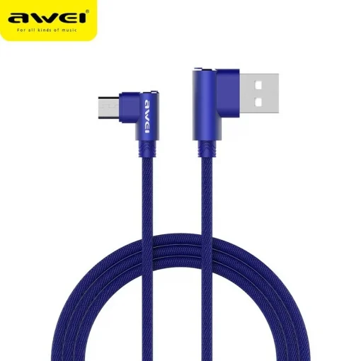 Καλώδιο δεδομένων USB Awei CL-56 1.2m (μπλε)