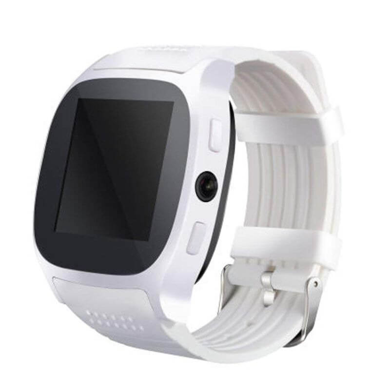 Smart Watch - Ρολόι Κινητό Τηλέφωνο Τ8 Sim, σε λευκό χρώμα