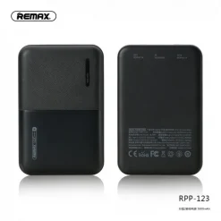 Powerbank Remax Linon 2 RPP-123 5000mAh, σε μαύρο χρώμα