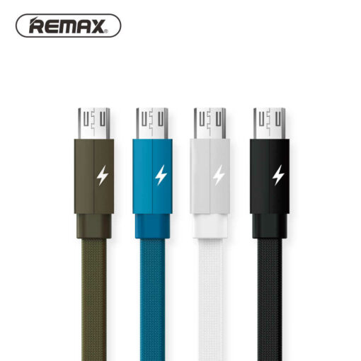 Remax Kerolla Καλώδιο Micro USB Γρήγορης φόρτισης και μεταφοράς δεδομένων RC-094m 1m, σε λευκό χρώμα
