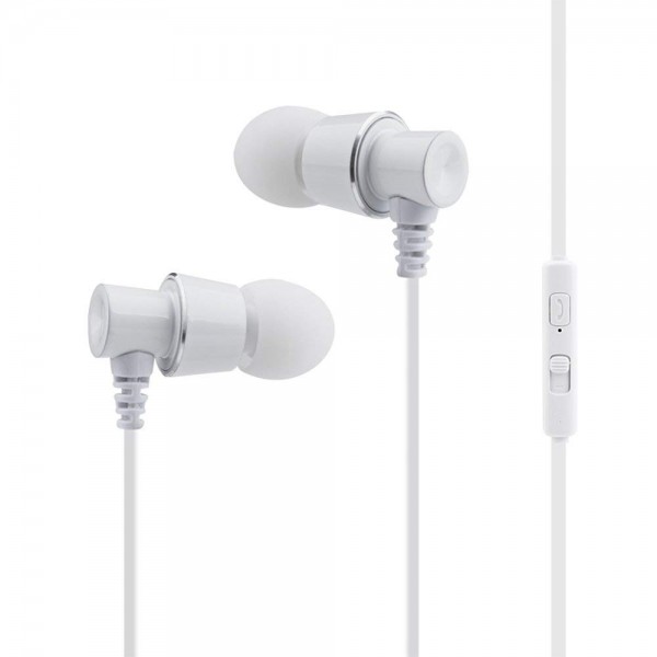 Handsfree Ενσύρματα Ακουστικά Awei ES65hi, σε λευκό χρώμα