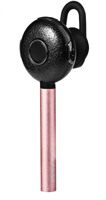Ασύρματο Handsfree Ακουστικό Bluetooth AWEI A825BL - Smart Bussiness Headset, σε ροζ/χρυσό χρώμα