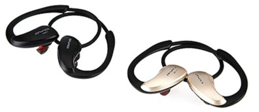 Ακουστικό Bluetooth Awei A885BL APR-X HiFi Music Sport Earphones IPX4 Waterproof, σε χρυσό χρώμα