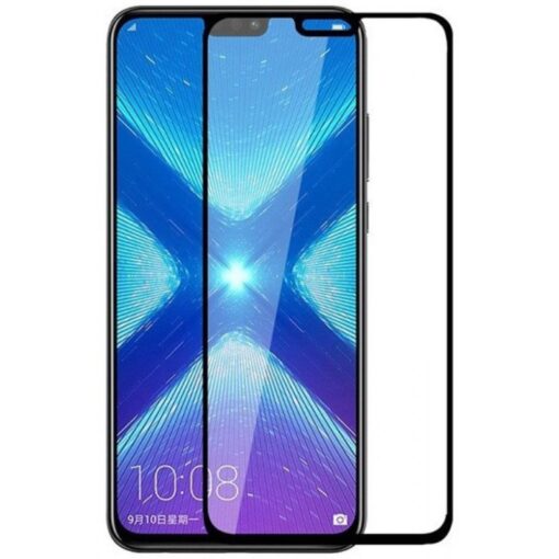 Προστασία Οθόνης Full Face Tempered Glass Μαύρο για Huawei Honor 20 Lite