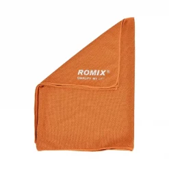 Πετσέτα Γυμναστηρίου Ψύξης Romix Cool Towel, σε πορτοκαλί χρώμα