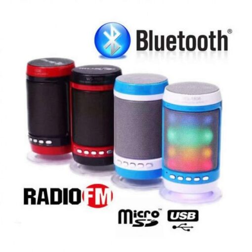 Mini Φορητό Ηχείο Bluetooth WS-1806 OEM, σε γαλάζιο χρώμα