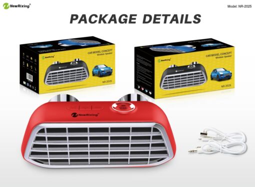 Ηχείο NR-2025 CAYENNE Bluetooth, σε κίτρινο χρώμα