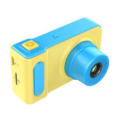 Μίνι Ψηφιακή Φωτογραφική Μηχανή Για Παιδιά Ροζ TD-KD001, σε κίτρινο/γαλάζιο χρώμα