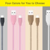 Καλώδιο AWEI CL-981 Usb A to Lightning, σε χρυσό χρώμα