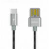 Kαλώδιο Ταχυφόρτισης/Σύνδεσης Remax RC-080a 2.1A USB to Type C (1m), σε ασημί χρώμα