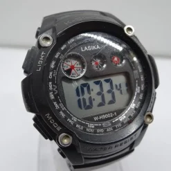 Παιδικό Ψηφιακό ρολόι χειρός – Lasika – W-H9002-1, σε μαύρο χρώμα