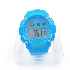 Παιδικό Ψηφιακό ρολόι χειρός – Lasika – W-H9002-2, σε γαλάζιο χρώμα