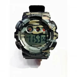 Παιδικό Ψηφιακό ρολόι χειρός – Lasika – W-H9001-1, σε καφέ χρώμα παραλλαγή