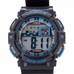 Παιδικό Ψηφιακό ρολόι χειρός – Lasika – W-H9003, σε μπλε χρώμα