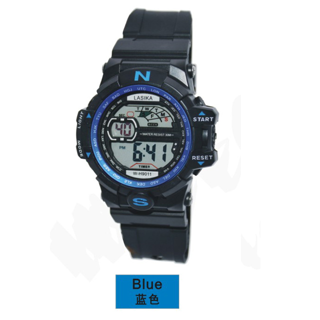 Παιδικό Ψηφιακό ρολόι χειρός – Lasika – W-H9011, σε μπλε χρώμα