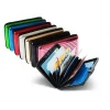 Πορτοφόλι Για Πιστωτικές Κάρτες Σκληρό, σε ασημί χρωμα