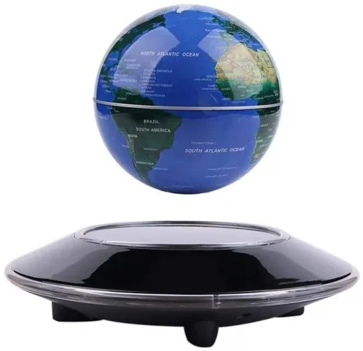 Magnetic Levitation Floating Globe Anti Gravity Περιστρεφόμενος Παγκόσμιος Χάρτης με LED Light