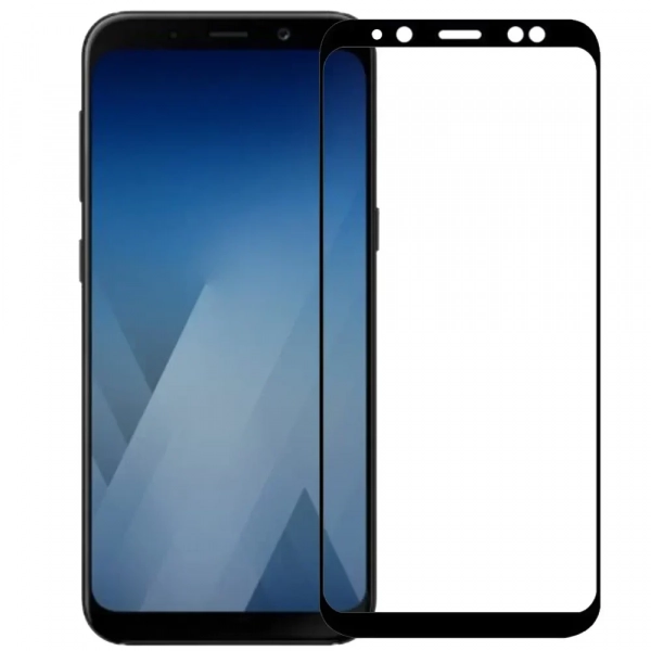 Προστασία Οθόνης Full Face Tempered Glass Μαύρο για Samsung Galaxy A10