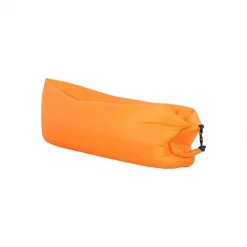 Φουσκωτό Στρώμα & Κάθισμα Ξαπλώστρα Lazy Bag Inflatable Air Sofa 185CM, σε πορτοκαλί χρώμα