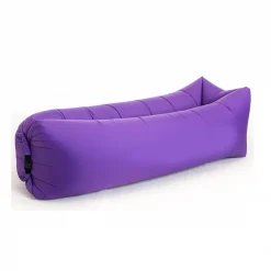 Φουσκωτό Στρώμα & Κάθισμα Ξαπλώστρα Lazy Bag Inflatable Air Sofa 190CM, σε μωβ χρώμα