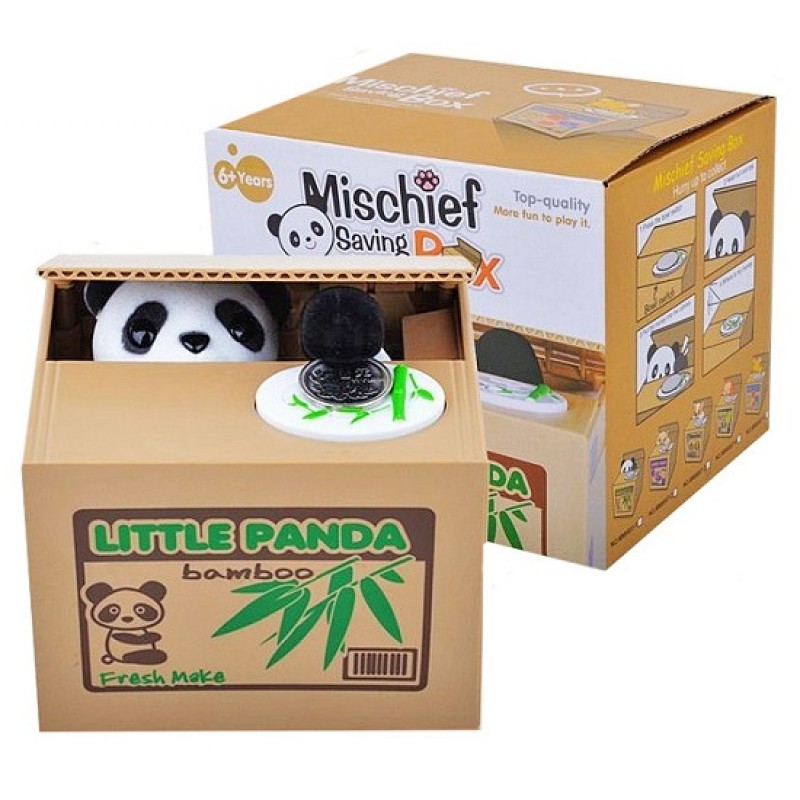 Κουμπαράς Αυτόματος MM8807 Mischief Saving Box Little Panda