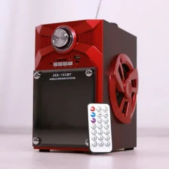 Ηχείο Bluetooth JKX-103BT Με Usb, Radio, MP3, SD Card, σε κόκκινο χρώμα