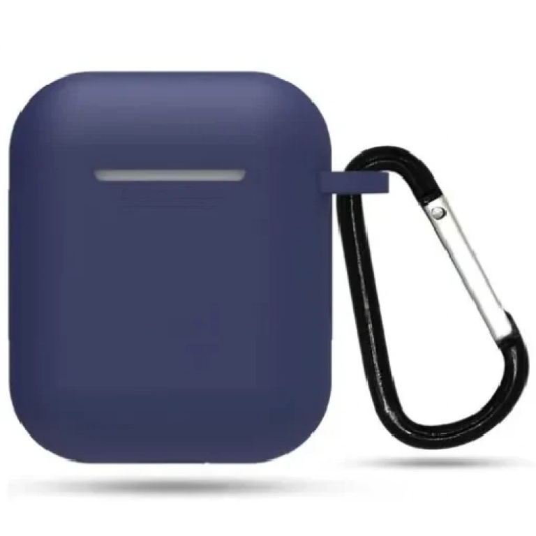 Θήκη σιλικόνης για Airpods, σε μπλε χρώμα