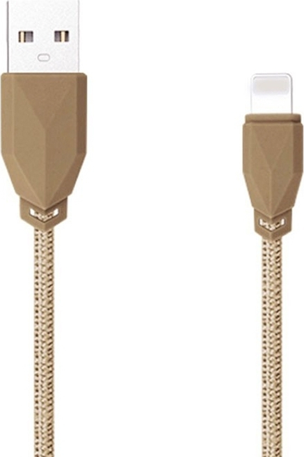 Καλώδιο AWEI CL-981 Usb A to Lightning, σε χρυσό χρώμα - Image 1