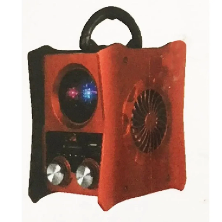 Ηχείο Bluetooth JKX-101BT Με Usb, Radio, MP3, SD Card, σε κόκκινο χρώμα