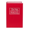 XLarge Βιβλίο Χρηματοκιβώτιο Ασφαλείας με Πολυτελές Δέσιμο - Book Safe Dictionary, σε κόκκινο χρώμα
