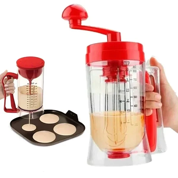 Συσκευή για Τηγανίτες, Κρέπες, Pancakes, Muffins & Cupcakes με Αναδευτήρα