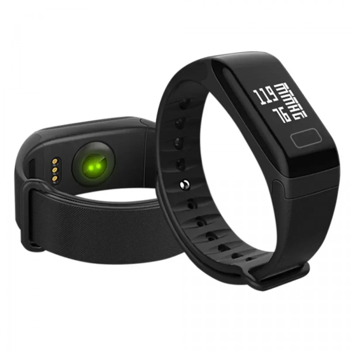 Smart Bracelet F1 Bluetooth 4.0 IP67 Αδιάβροχο, σε μαύρο χρώμα
