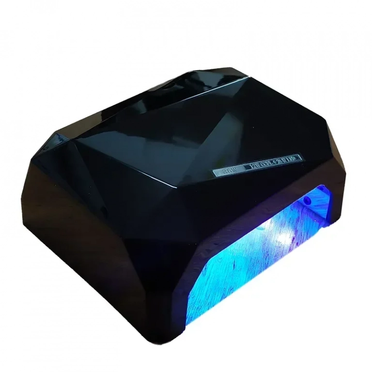 Επαγγελματικό Φουρνάκι Νυχιών 36W Quick CCFL W-24 για ημιμόνιμο μανικιούρ - πεντικιούρ μαύρο χρώμα