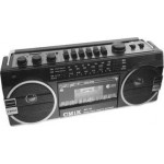 Φορητό Ηχοσύστημα Cmik MK-133 με USB / Κασετόφωνο / Ραδιόφωνο σε Μαύρο Χρώμα - Image 2