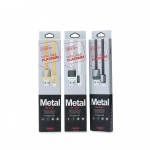 REMAX Flat USB to Lightning cable μαύρο 1M (RC-044I) - Image 2