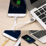 REMAX Flat USB to Lightning cable λευκό 1M (RC-044I) - Image 2