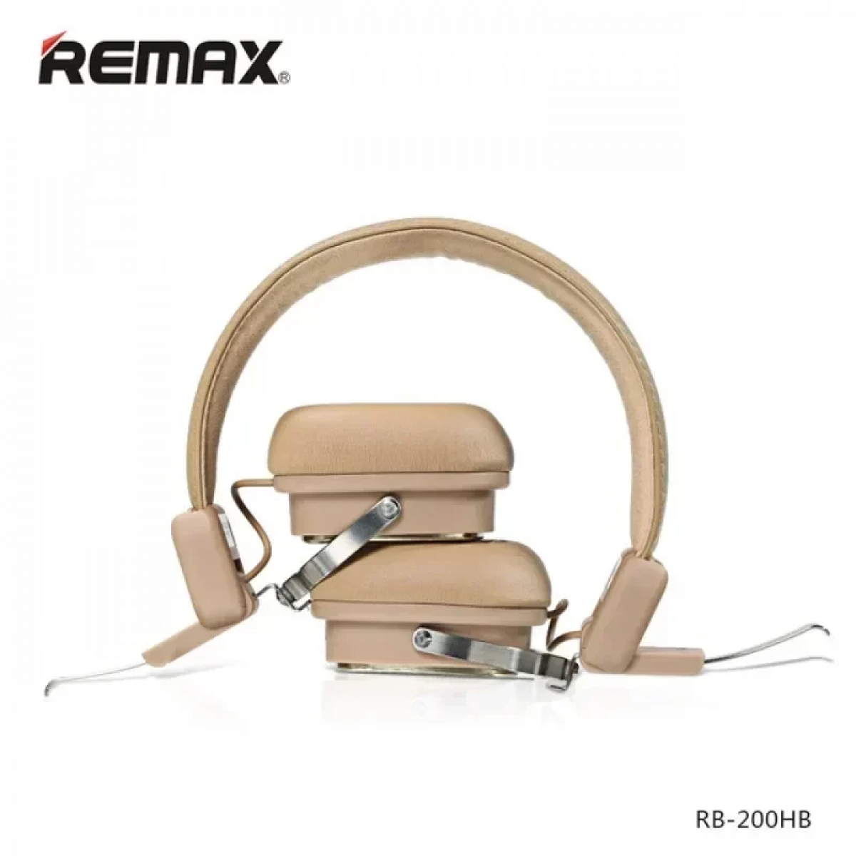 REMAX Επαναφορτιζόμενα Ακουστικά Bluetooth RB-200HB με μικρόφωνο - Χακί